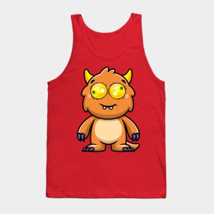 Baby Monster Brown Crazy Tank Top